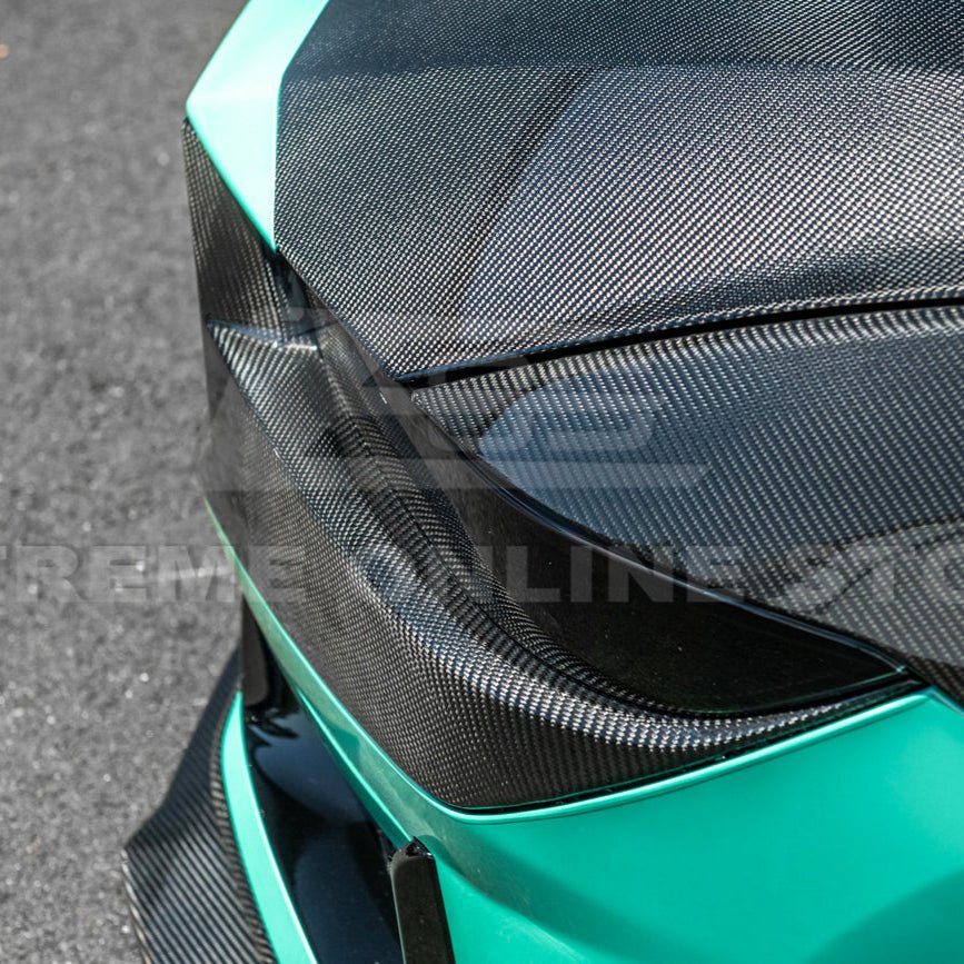Ford Mustang S650 Dark Horse Dry Carbon Fiber Front Grille Insert Set 2024-Up
