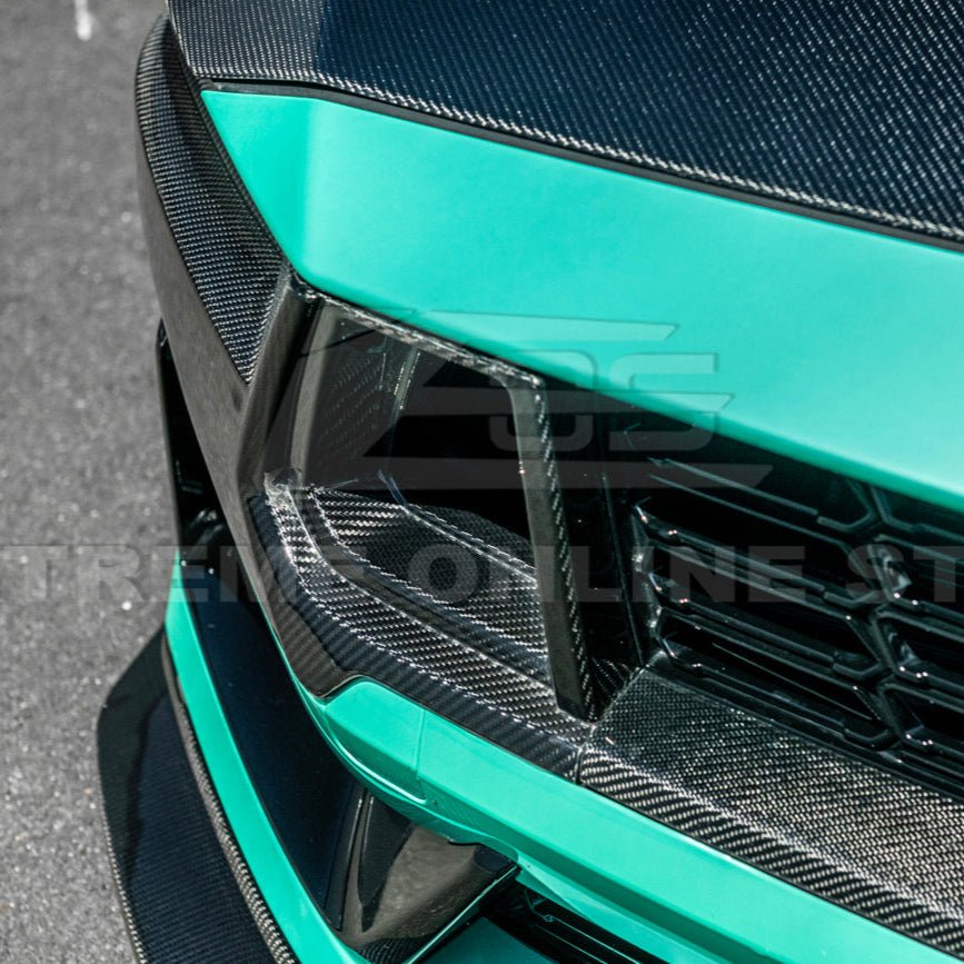 Ford Mustang S650 Dark Horse Dry Carbon Fiber Front Grille Insert Set 2024-Up