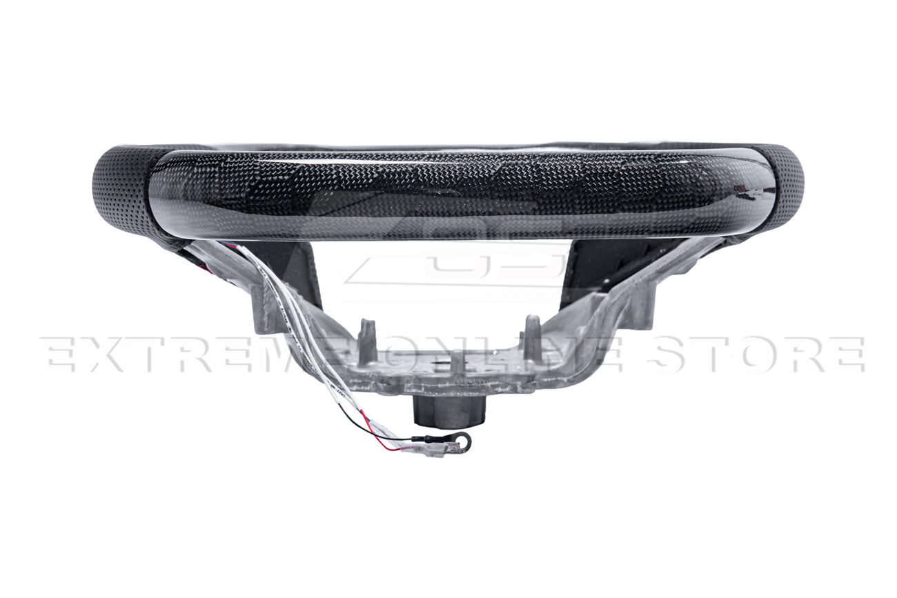Corvette C8 Carbon Fiber Steering Wheel (Custom Order)