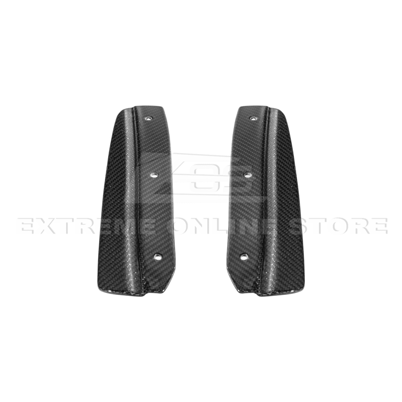 Cadillac CT4-V Blackwing Carbon Fiber Front Splitter Side Wheel Arch 2020-Up