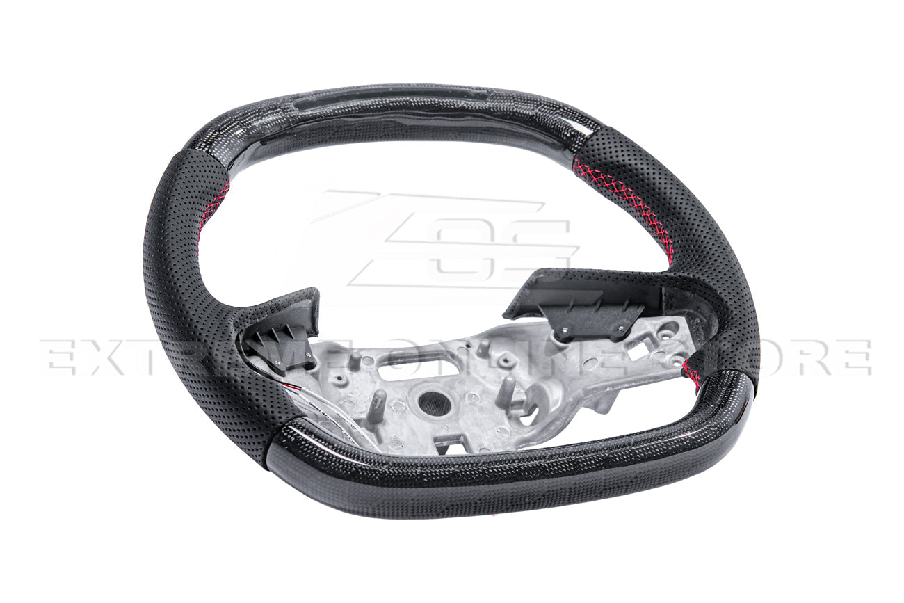 Corvette C8 Carbon Fiber Steering Wheel (Custom Order)