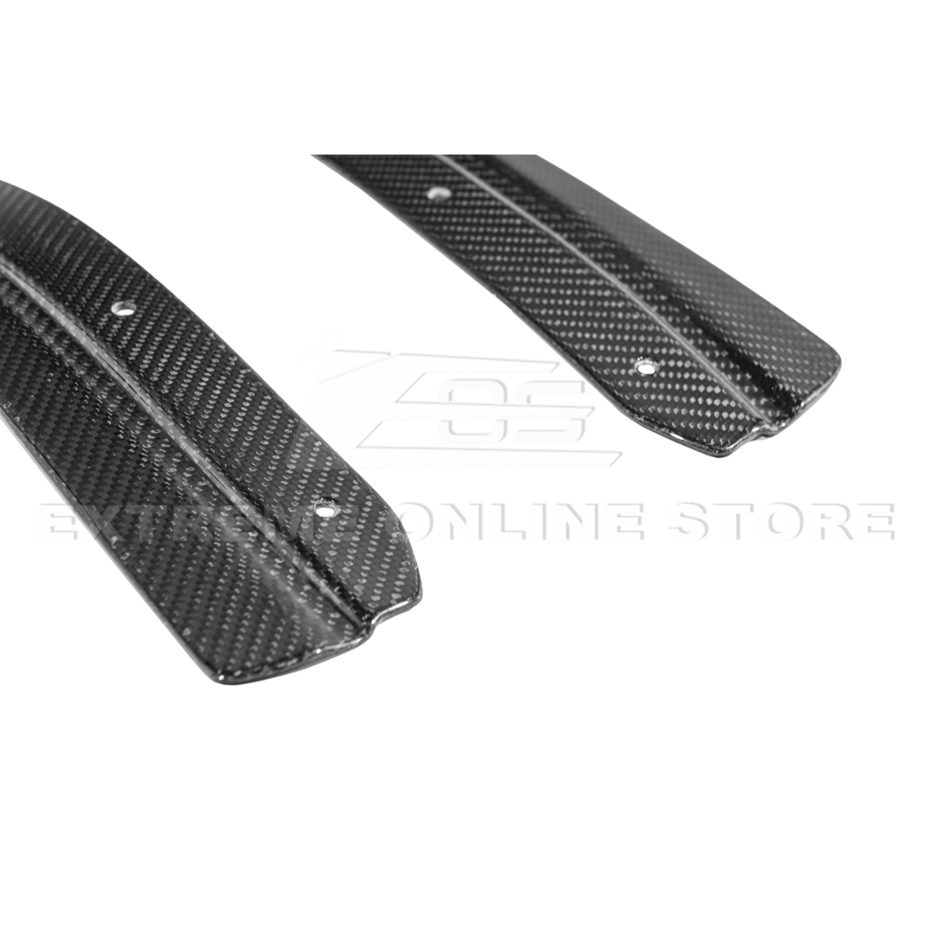 Cadillac CT4-V Blackwing Carbon Fiber Front Splitter Side Wheel Arch 2020-Up