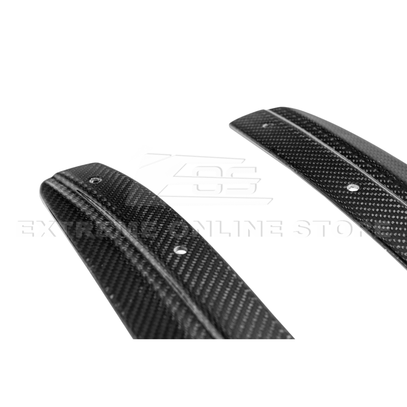 Cadillac CT4-V Blackwing Carbon Fiber Front Splitter Side Wheel Arch 2020-Up