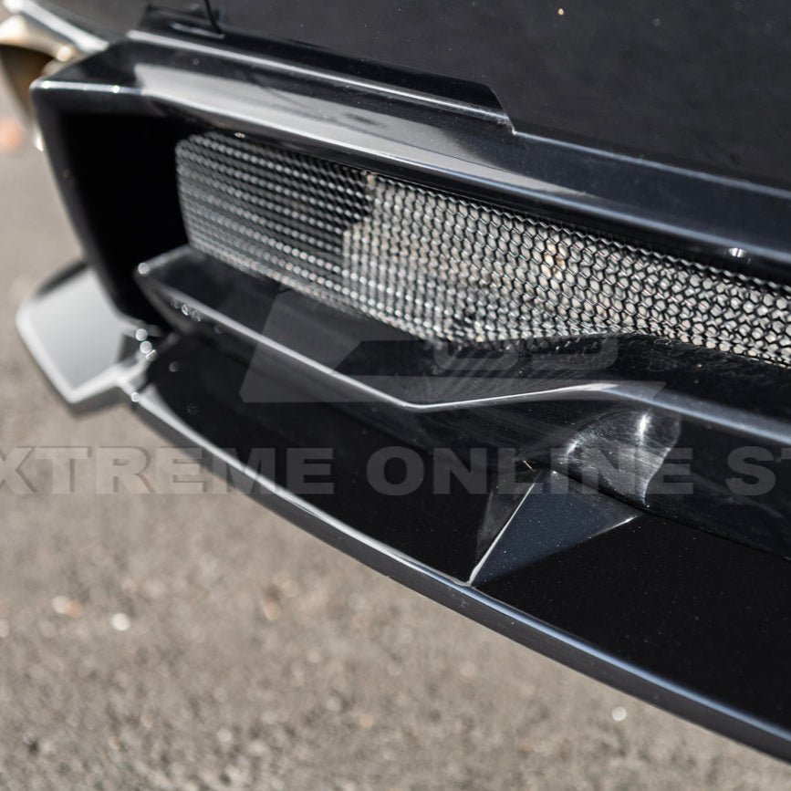 Chevrolet Corvette C8 Performance Style Matte Black Rear Diffuser Lip Winglet Kit 2020-2026