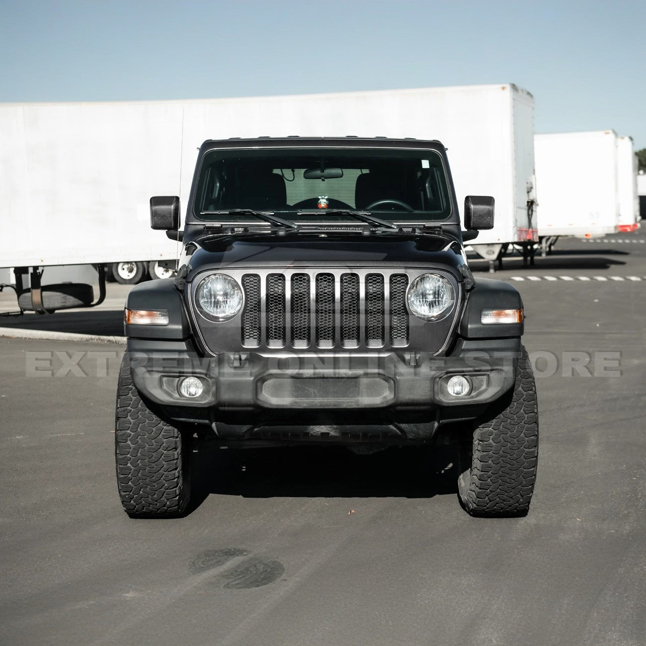 Jeep Wrangler JL JT Dry Carbon Fiber Mirror Cap Cover Pair 2018-Up