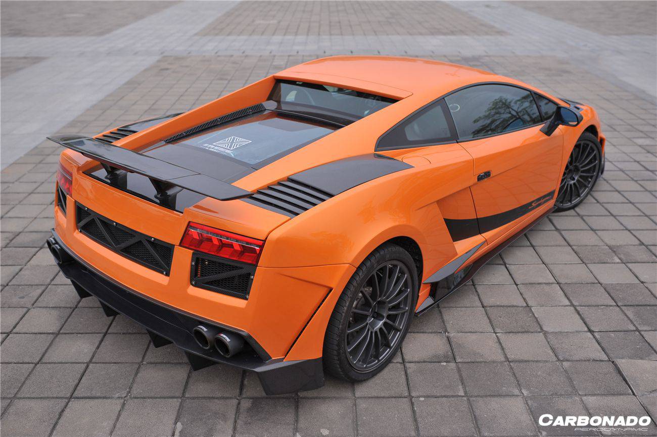 2004-2008 Lamborghini Gallardo Coupe OEM Style Carbon Fiber Heat Extract - Carbonado