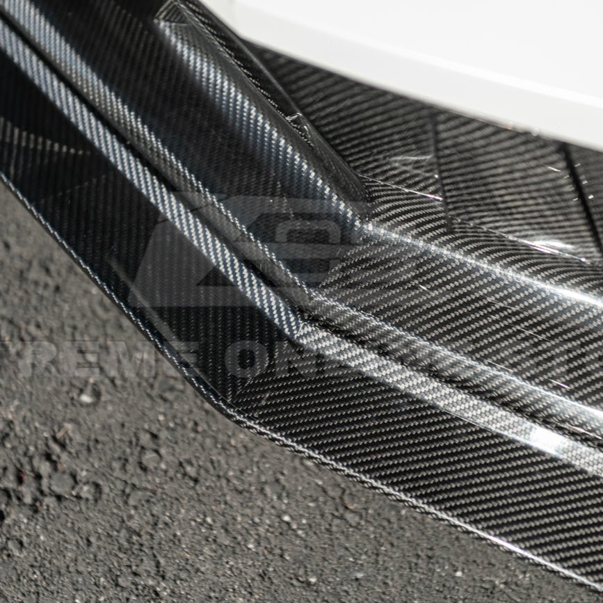 Corvette C8 Stingray Dry Carbon Fiber Front Splitter Z06 Z07 Conversion Package 2020-Up