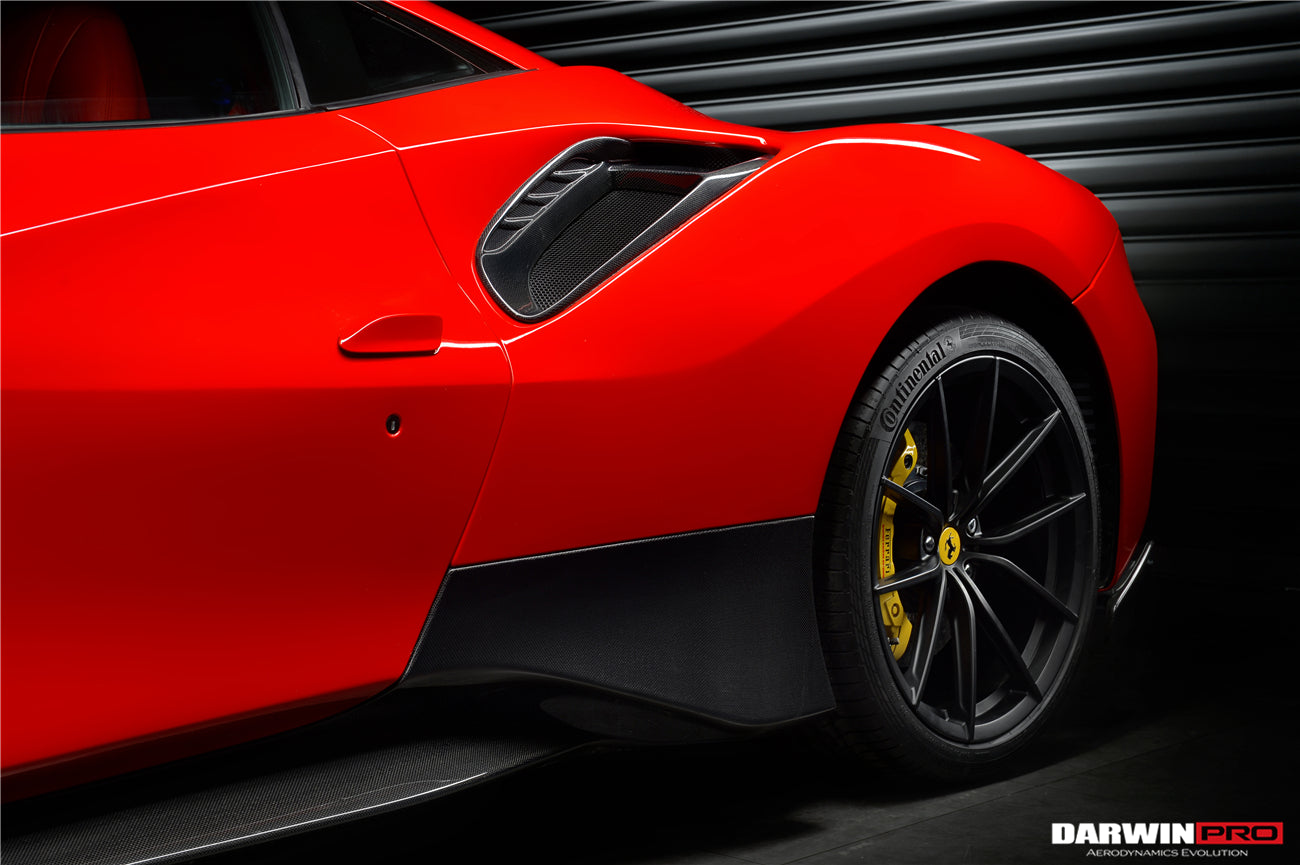 2015 - 2020 Ferrari 488 GTB & Spyder Pista Style Side Skirts