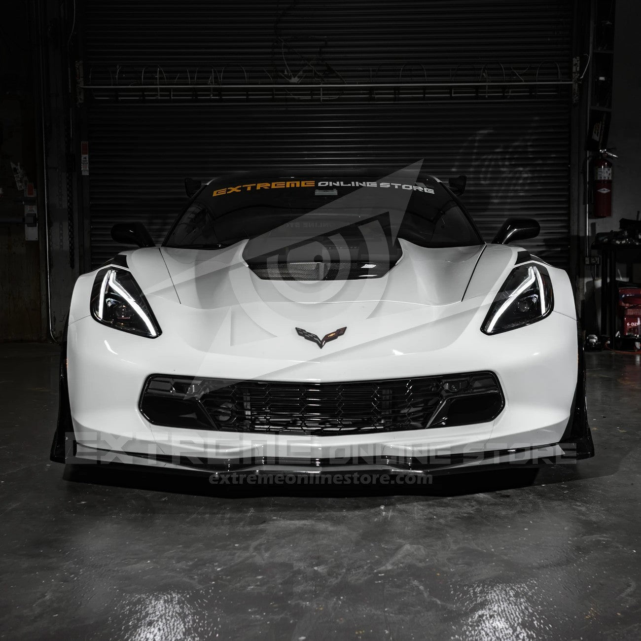 Chevrolet Corvette C7 C8 Style Smoke LED Sequential Headlights 2014-2019
