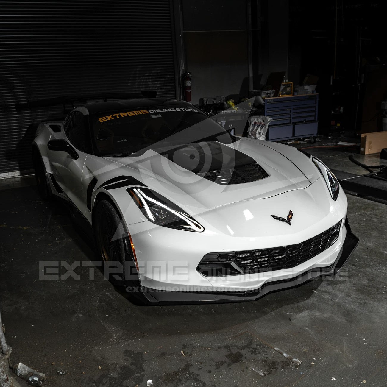 Chevrolet Corvette C7 C8 Style Smoke LED Sequential Headlights 2014-2019