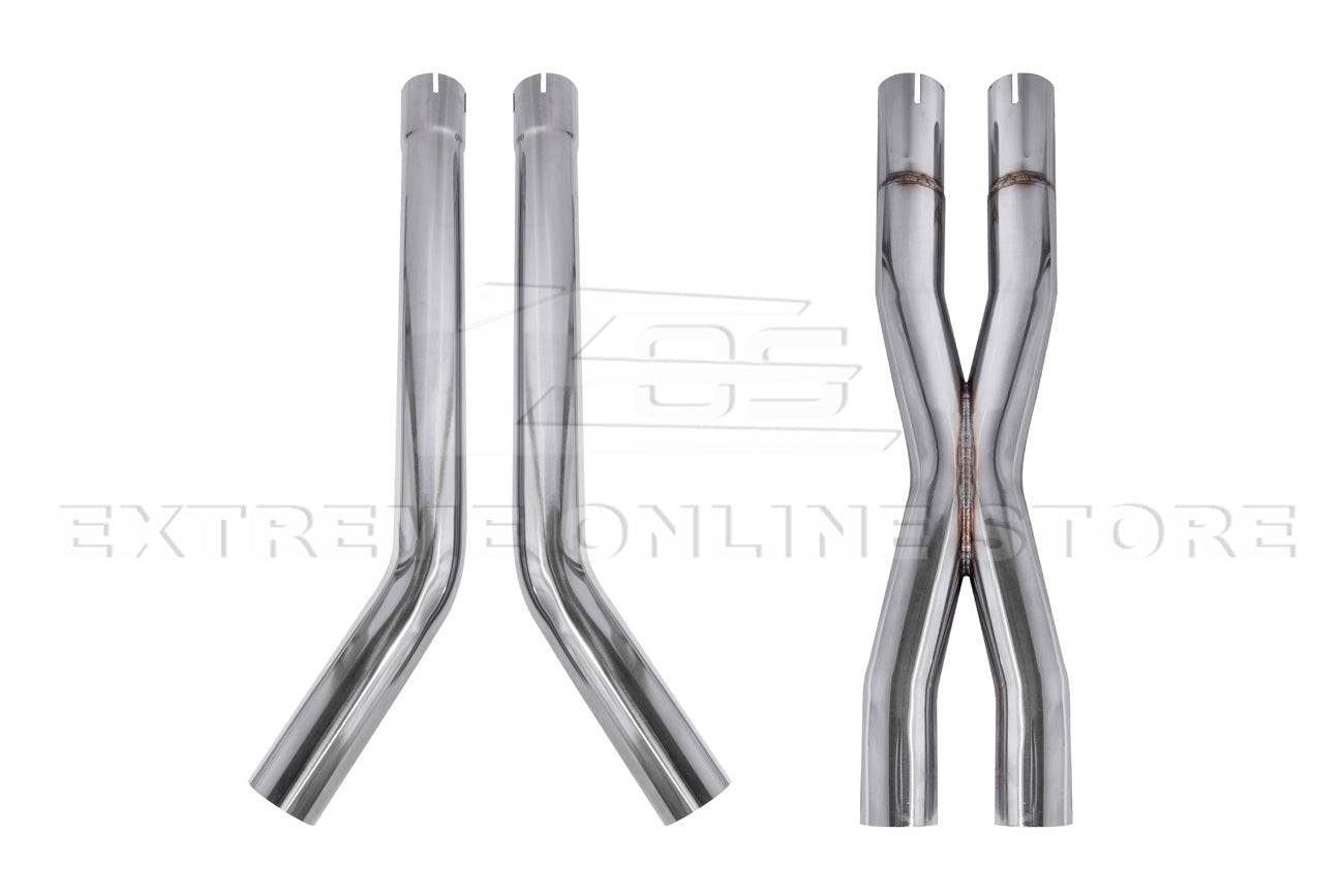 Ford Mustang S550 GT Straight Mid Pipe Exhaust 2015-Up