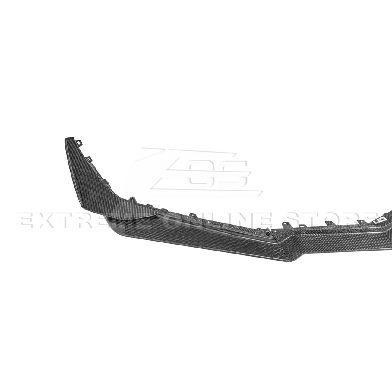 Chevrolet Corvette C8 Z06 E-Ray Z07 Extended Package Dry Carbon Fiber Front Splitter Canards Kit 2023-Up