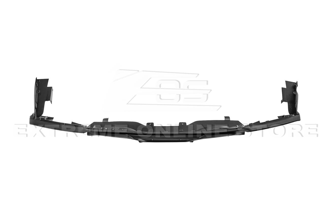Ford Mustang S550 GT350 Style Matte Black Rear Bumper Diffuser Dual Exhaust 2018-2023