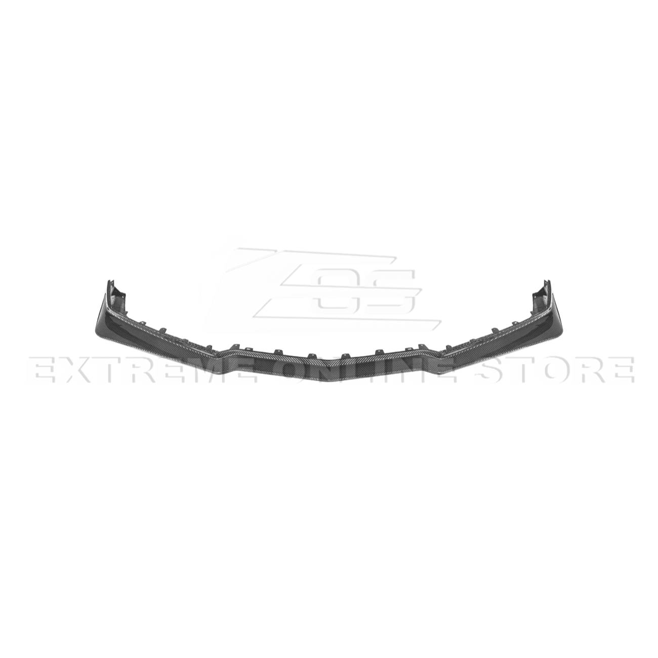 Chevrolet Corvette C8 Z06 E-Ray Z07 Style Dry Carbon Fiber Extended One Piece Front Lip Splitter 2023-Present