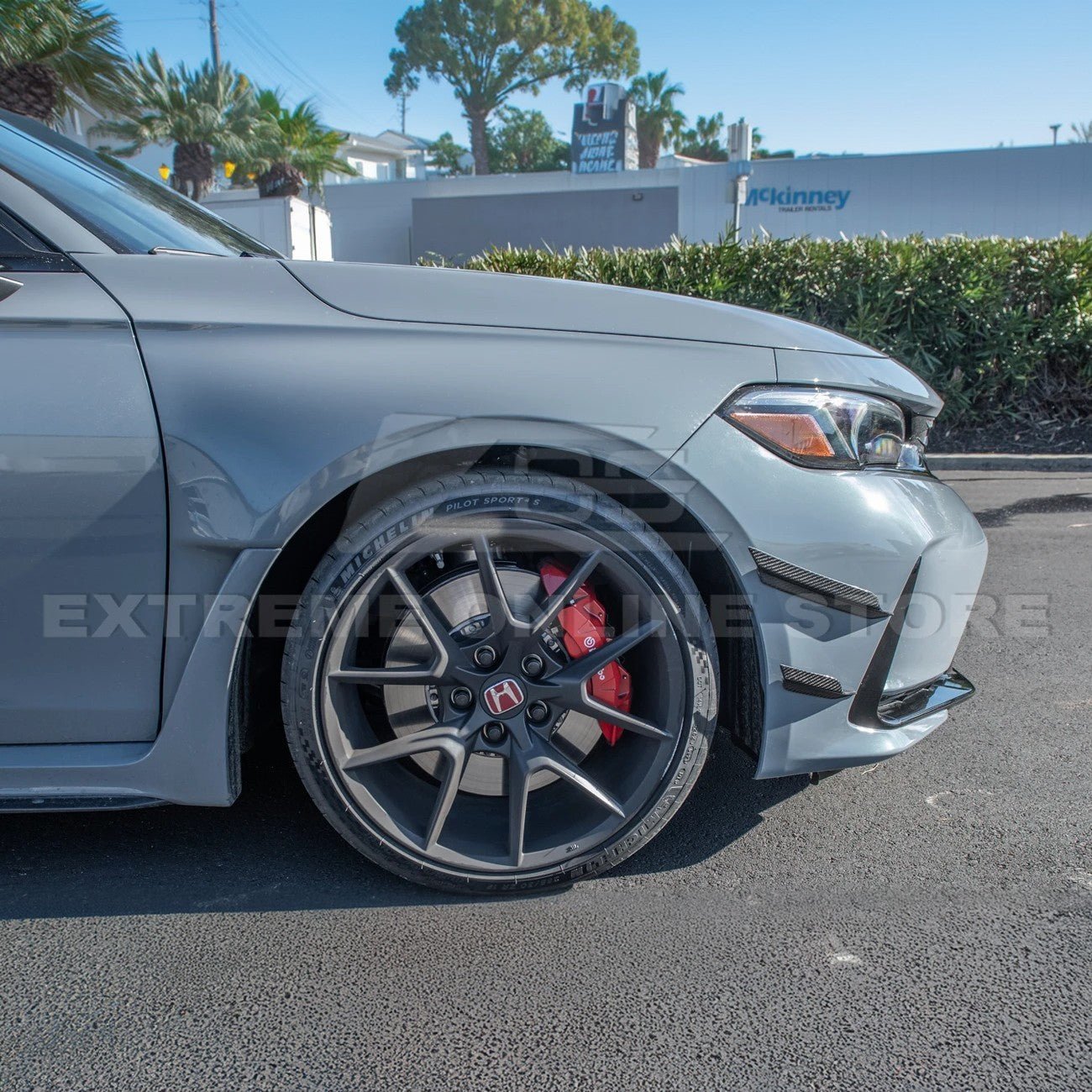 Honda Civic Type R FL5 Carbon Fiber Front Side Canards 2023-Up