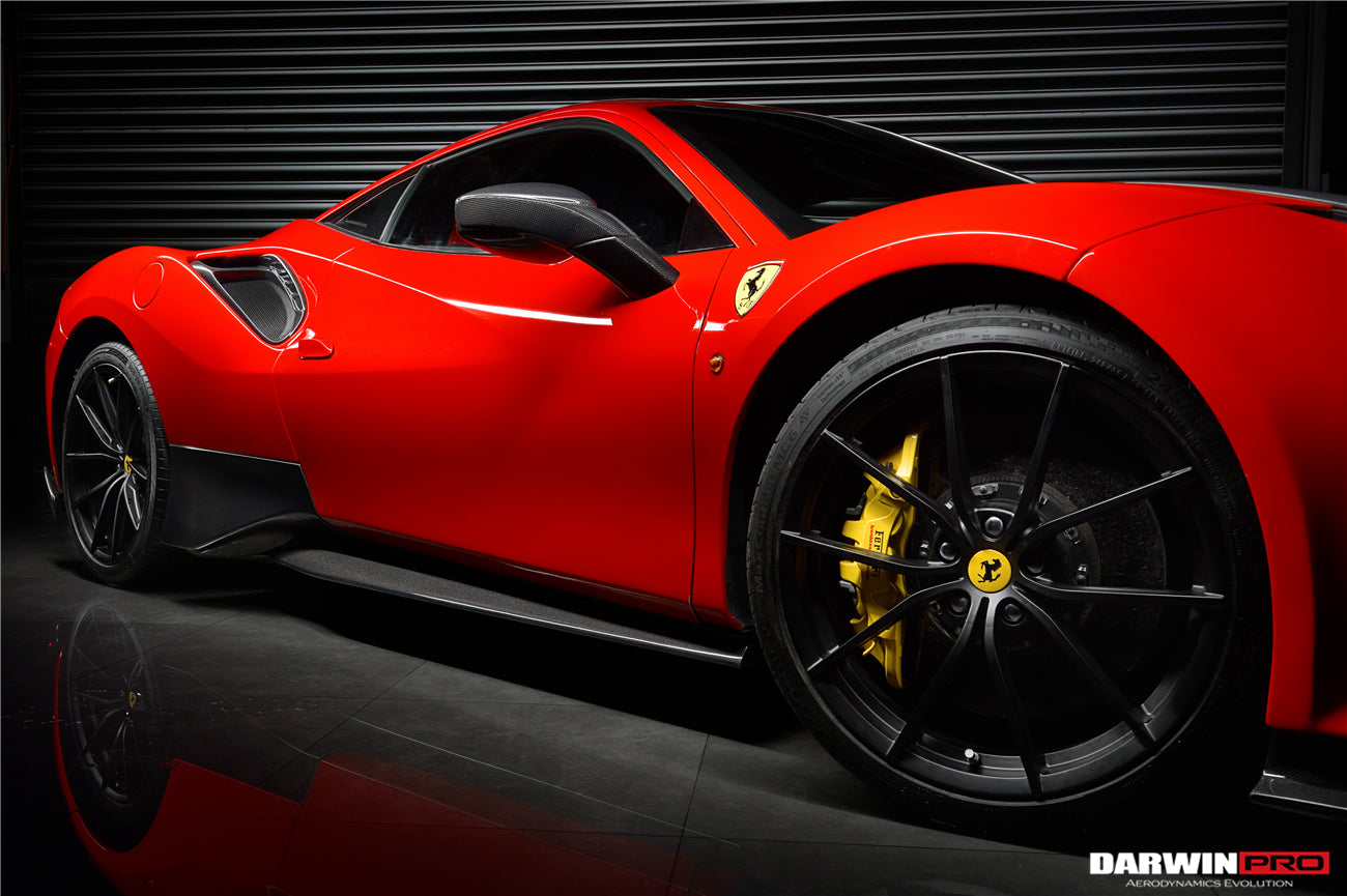 2015 - 2020 Ferrari 488 GTB & Spyder Pista Style Side Skirts
