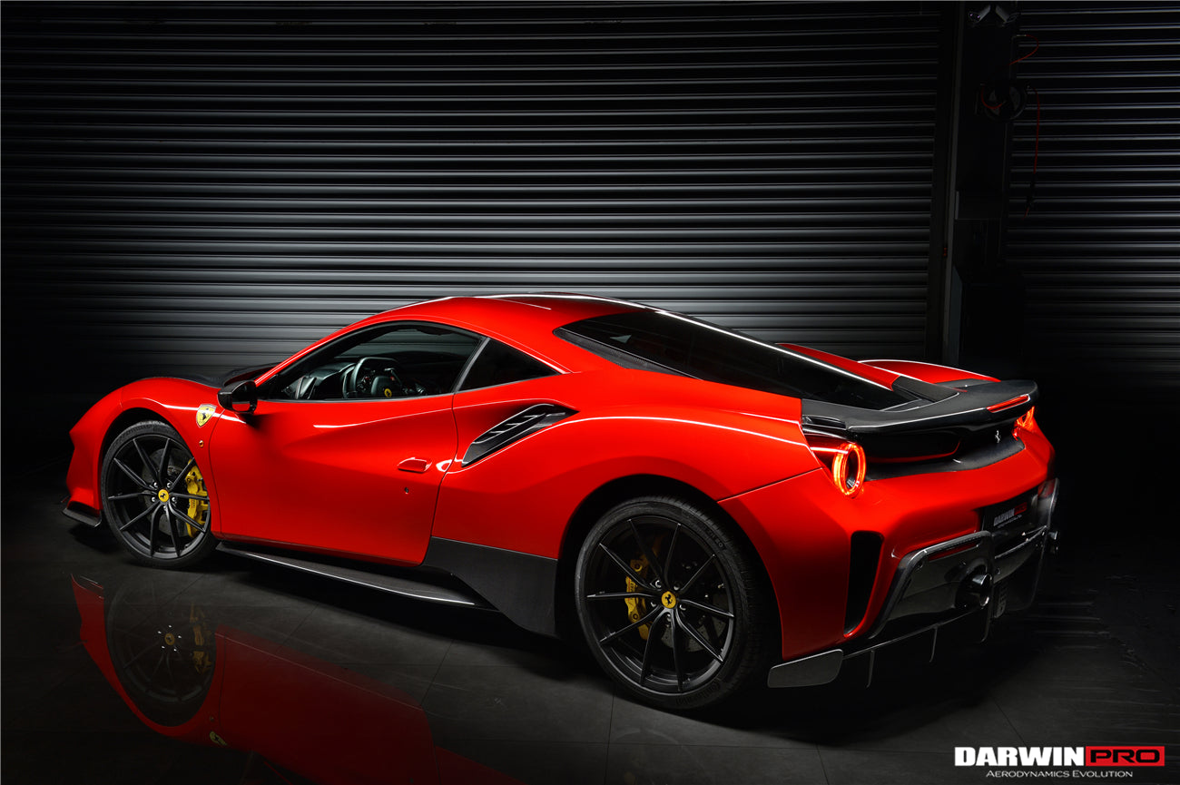 2015 - 2020 Ferrari 488 GTB & Spyder Pista Style Side Skirts