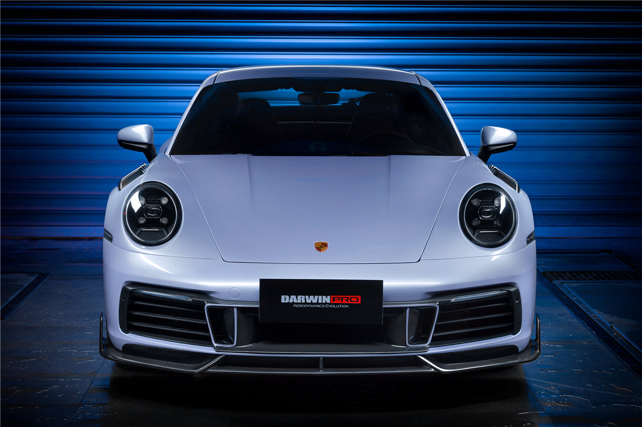 2019 - 2023 Porsche 911 992 Carrera S & 4 & 4S & Targa & Cabriolet BKSS Style Front Middle Lip