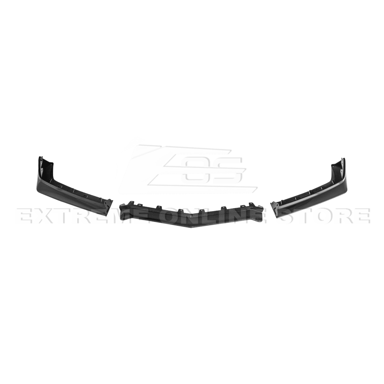 Chevrolet Corvette C8 Z06 Z07 Style Carbon Fiber Front Splitter and Canards Kit 2023-Up