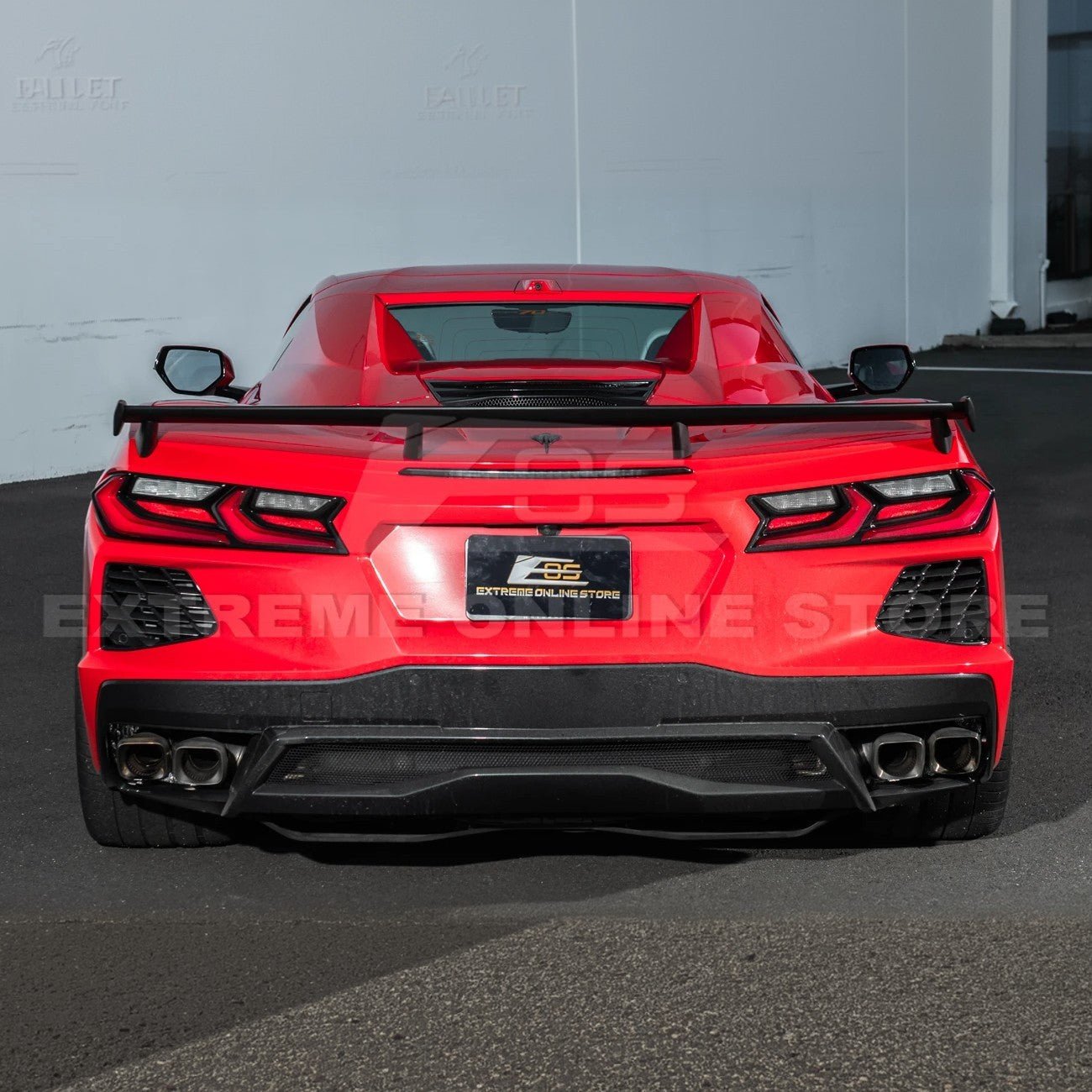 Corvette C8 Z51 Facelifted Style Rear High Wing Spoiler 2020-Up