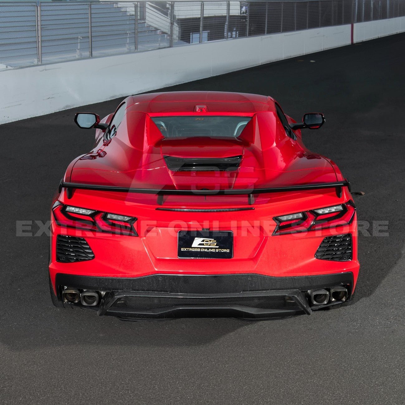 Corvette C8 Z51 Facelifted Style Rear High Wing Spoiler 2020-Up