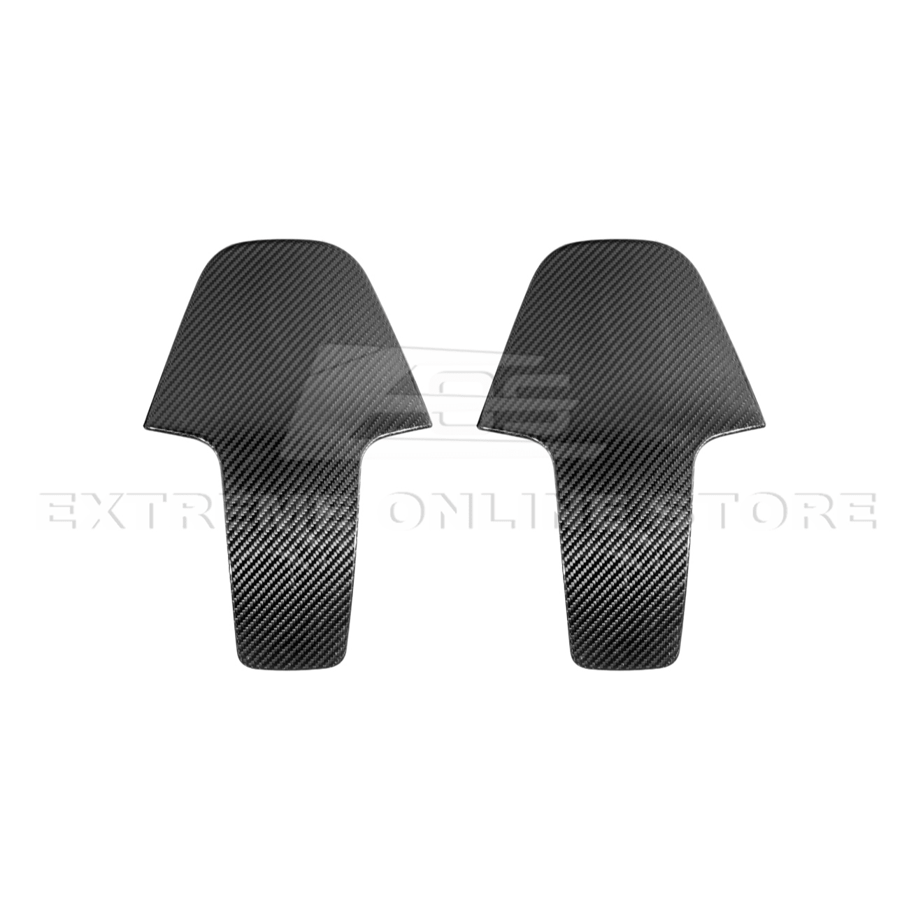 BMW G87 G80 G82 M2 M3 M4 S58 Dry CARBON FIBER Tape-On Headrest Cover Pair