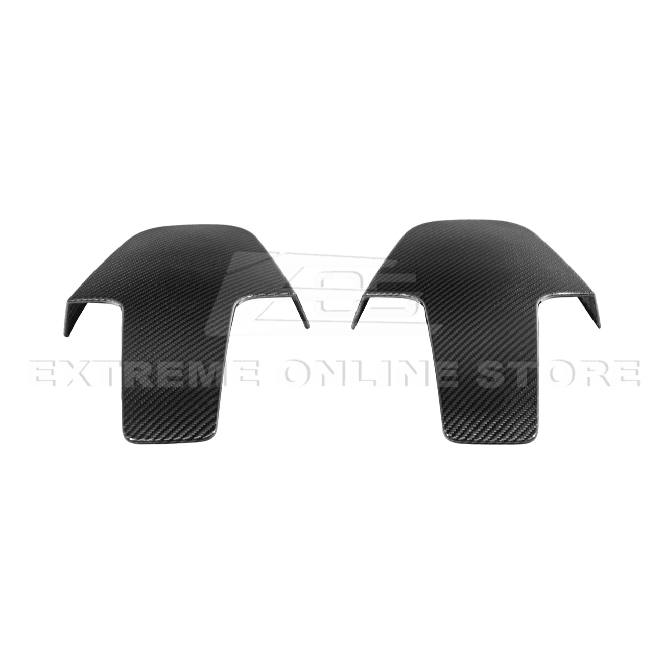 BMW G87 G80 G82 M2 M3 M4 S58 Dry CARBON FIBER Tape-On Headrest Cover Pair