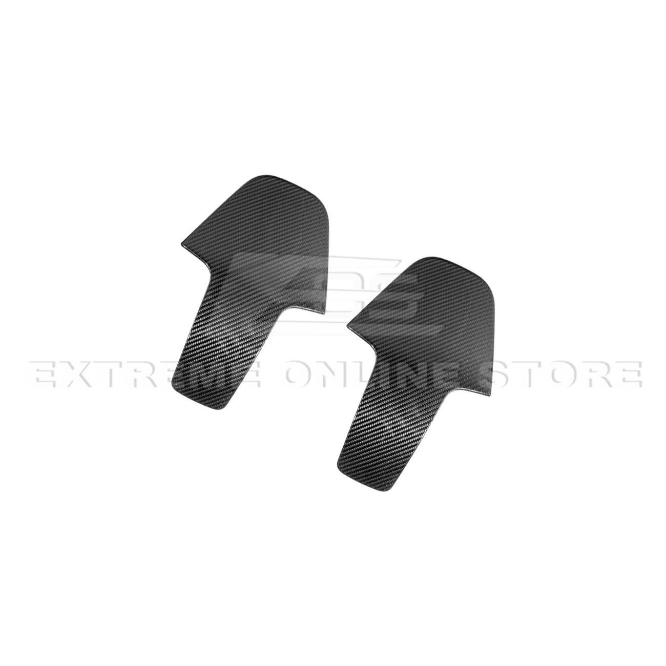 BMW G87 G80 G82 M2 M3 M4 S58 Dry CARBON FIBER Tape-On Headrest Cover Pair