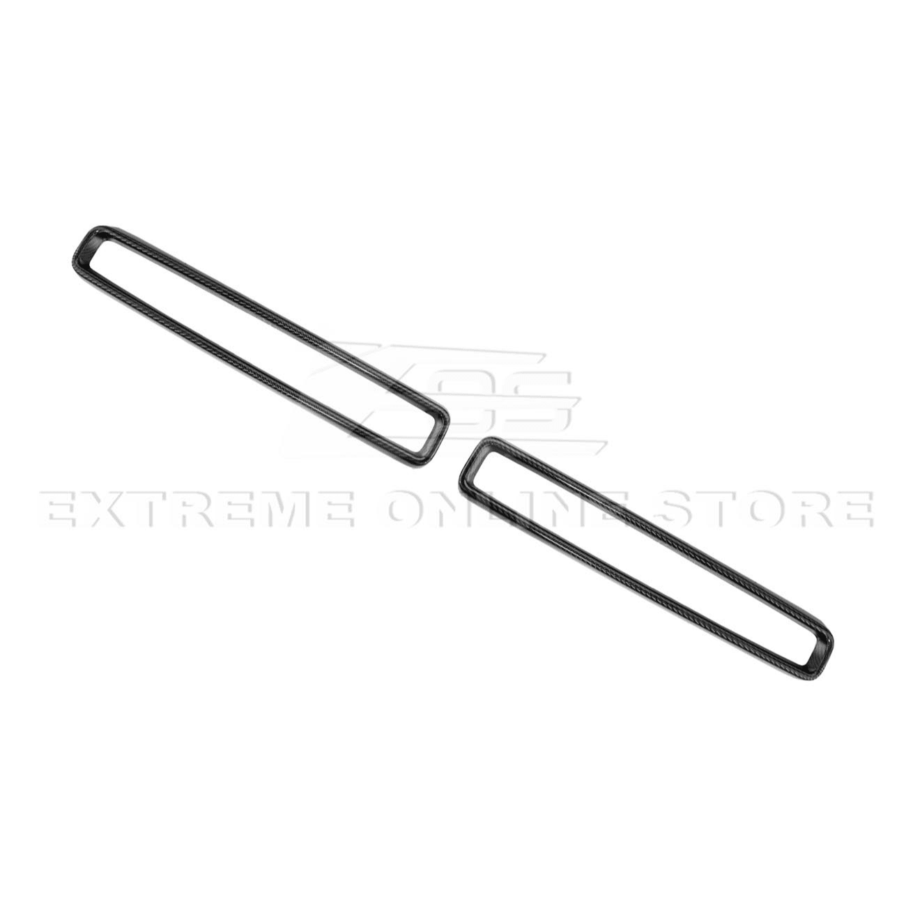 Dodge Challenger Factory Style Carbon Fiber Front Grille Trim Insert Overlay 2015-2023