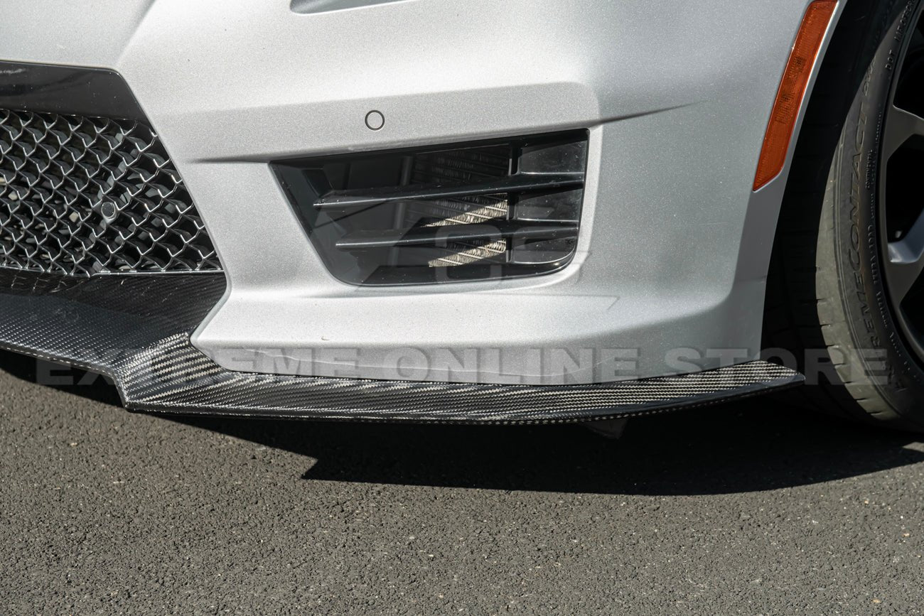 Cadillac ATS-V Track Package Style Dry Carbon Fiber Front Lip & Wheel Arch Extensions 2016-2019