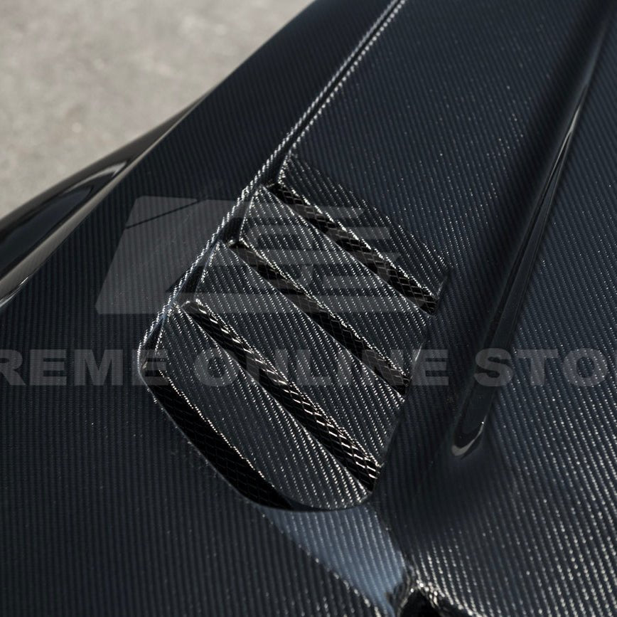 BMW G87 M2 V Style Carbon Fiber Front Vented Heat Extraction Hood 2023-Up