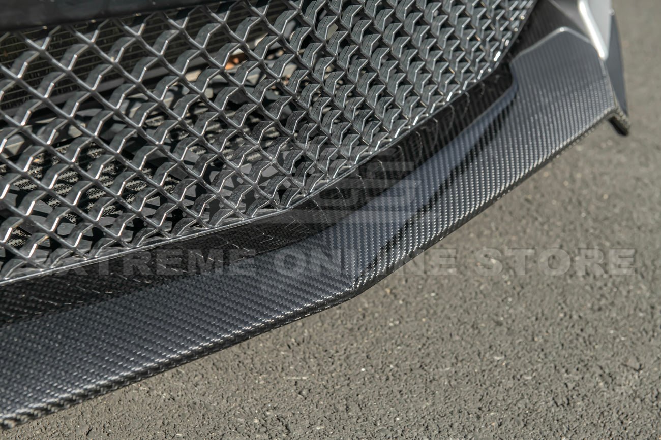 Cadillac ATS-V Track Package Style Dry Carbon Fiber Front Lip & Wheel Arch Extensions 2016-2019