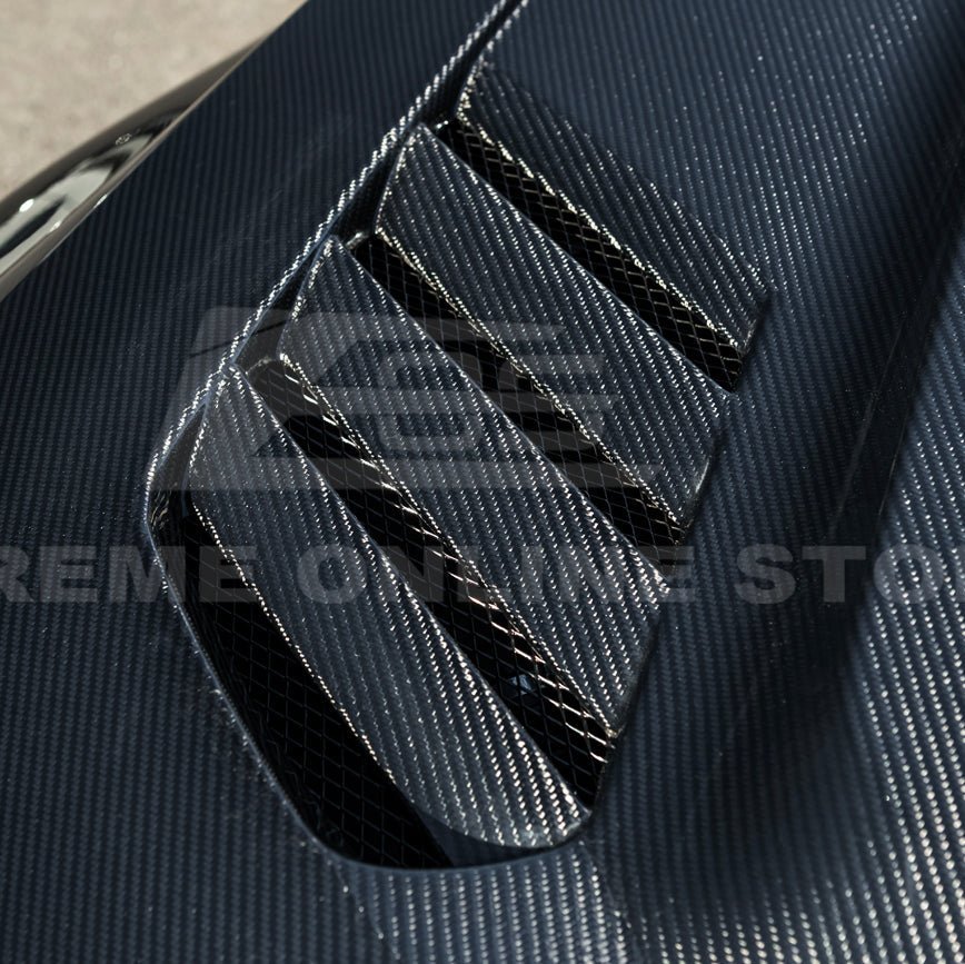 BMW G87 M2 V Style Carbon Fiber Front Vented Heat Extraction Hood 2023-Up