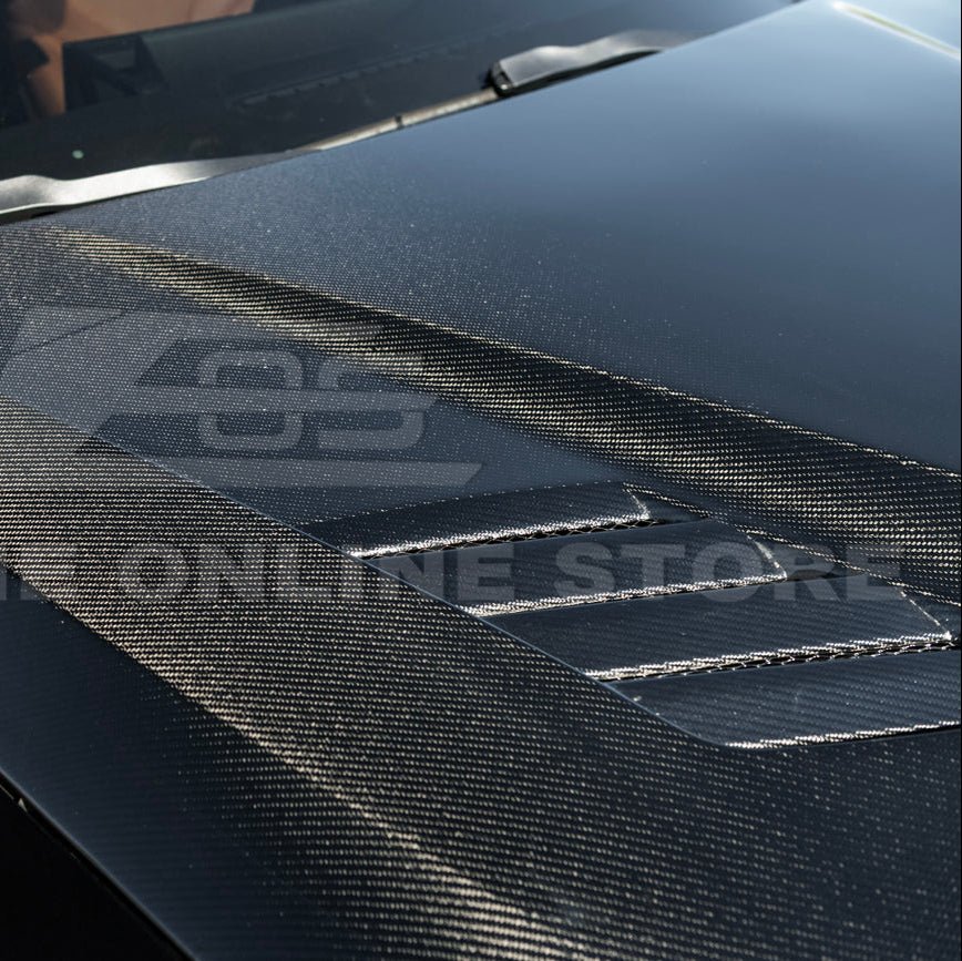 BMW G87 M2 V Style Carbon Fiber Front Vented Heat Extraction Hood 2023-Up