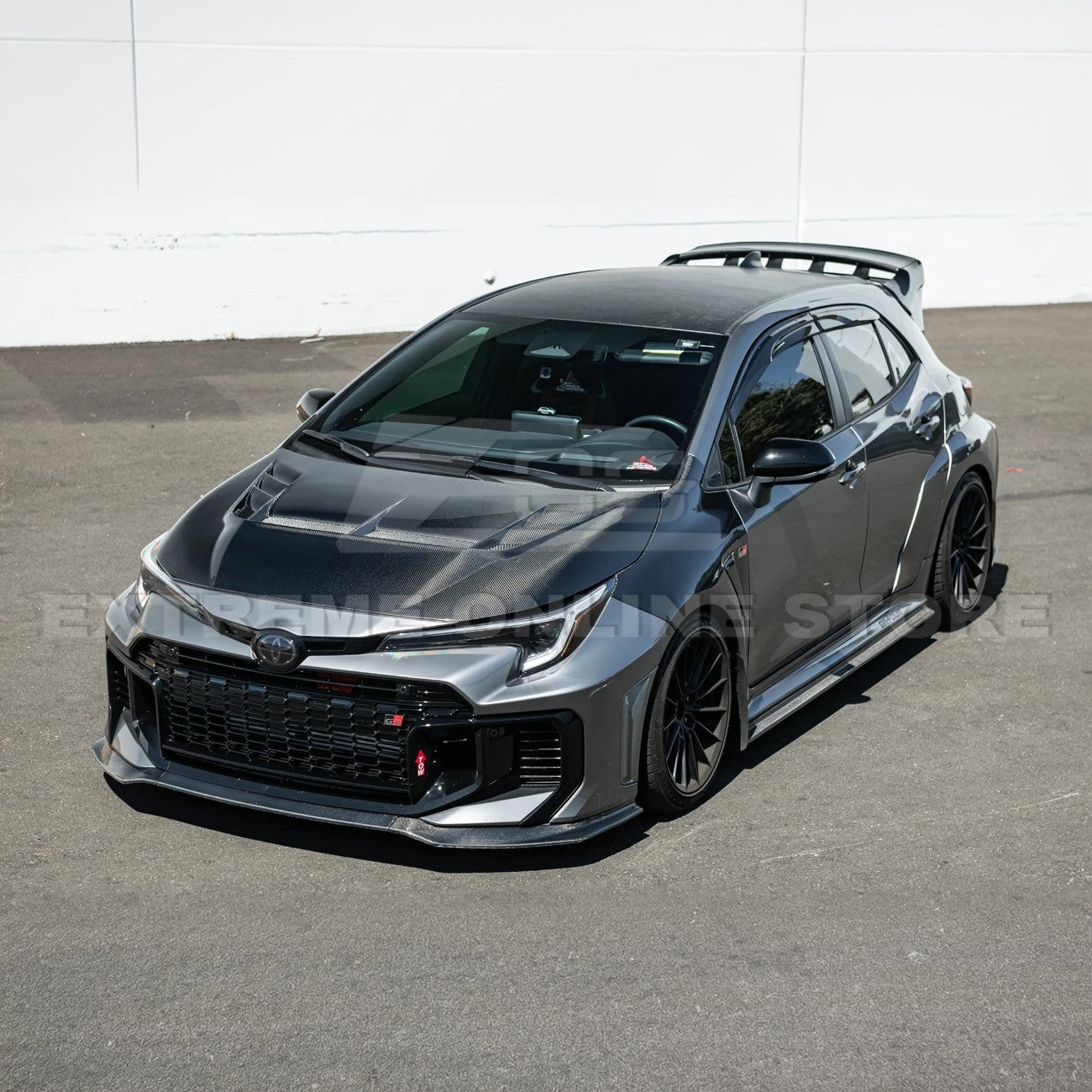 Toyota GR Corolla E210 VRS Style Carbon Fiber Front Vented Hood 2023-Up