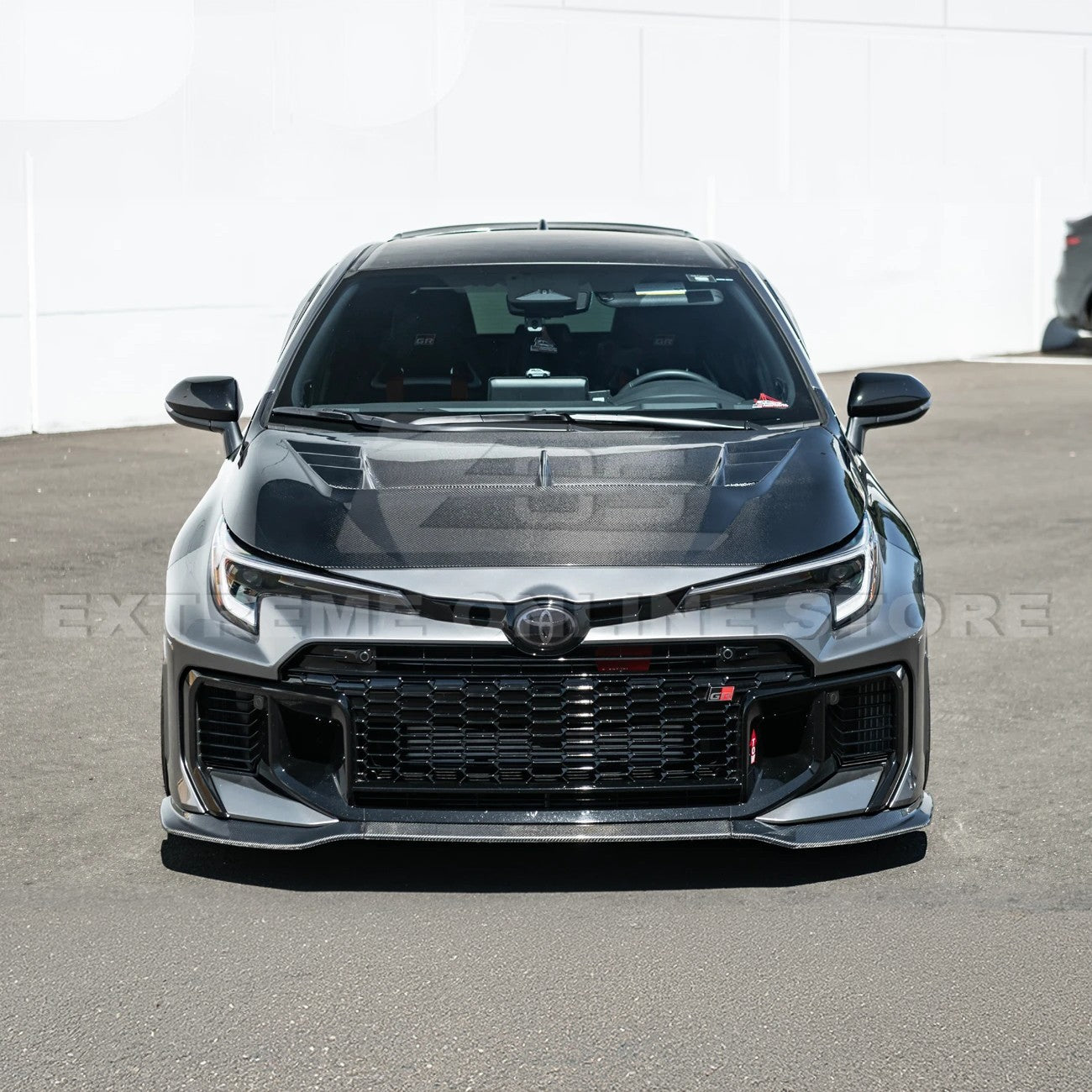 Toyota GR Corolla E210 VRS Style Carbon Fiber Front Vented Hood 2023-Up
