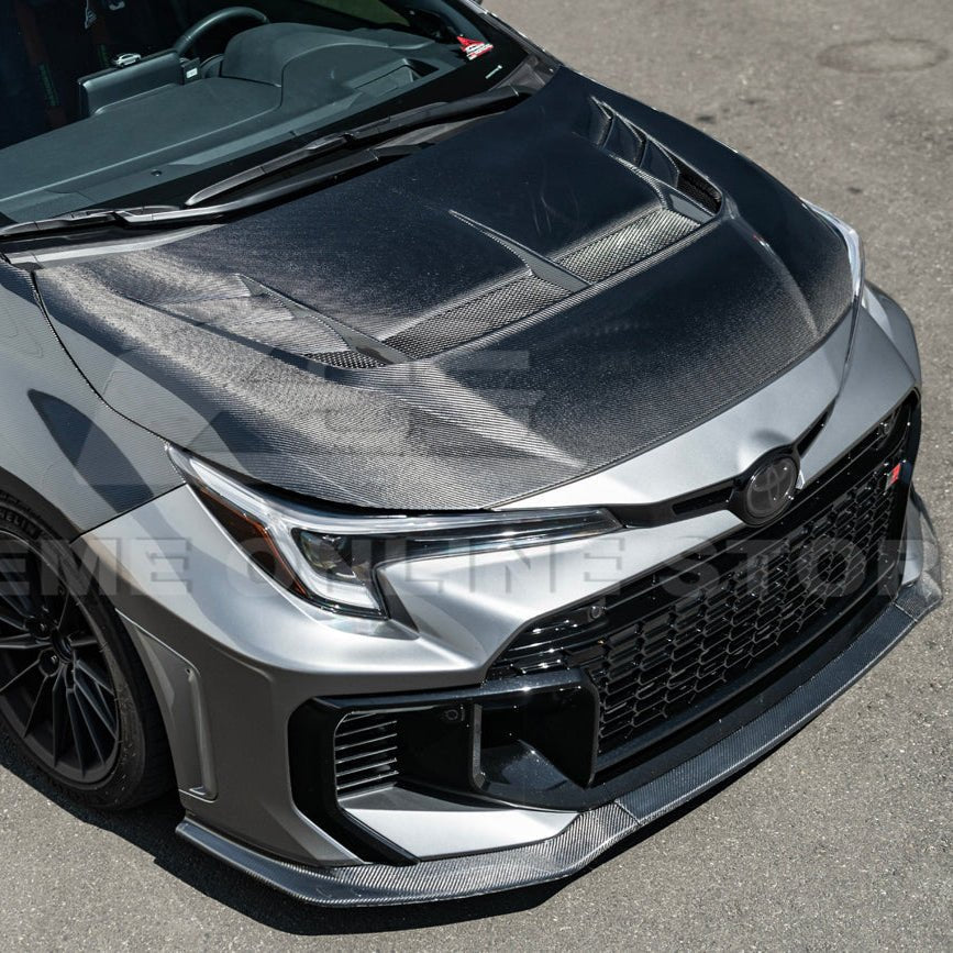 Toyota GR Corolla E210 VRS Style Carbon Fiber Front Vented Hood 2023-Up