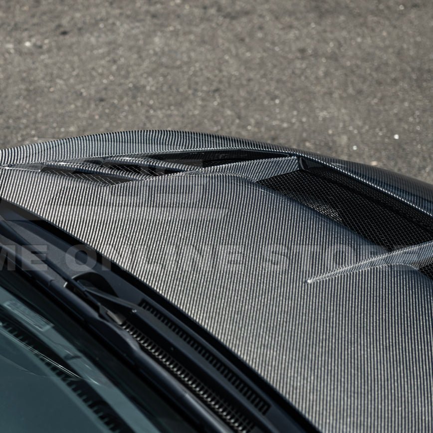 Toyota GR Corolla E210 VRS Style Carbon Fiber Front Vented Hood 2023-Up