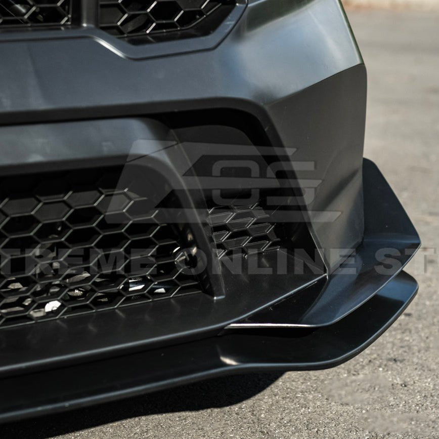 Mustang S650 GTD Style Primed Front Bumper Conversion Kit Grille Lip 2024-Up