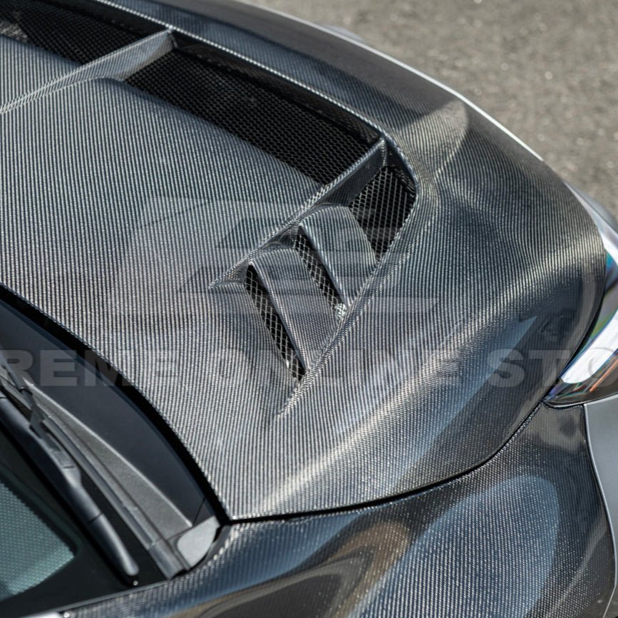 Toyota GR Corolla E210 VRS Style Carbon Fiber Front Vented Hood 2023-Up