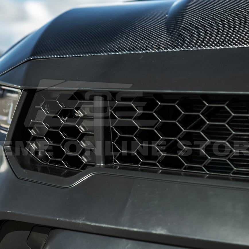 Mustang S650 GTD Style Primed Front Bumper Conversion Kit Grille Lip 2024-Up