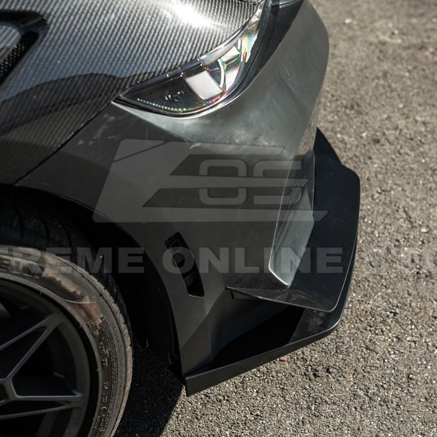 Mustang S650 GTD Style Primed Front Bumper Conversion Kit Grille Lip 2024-Up