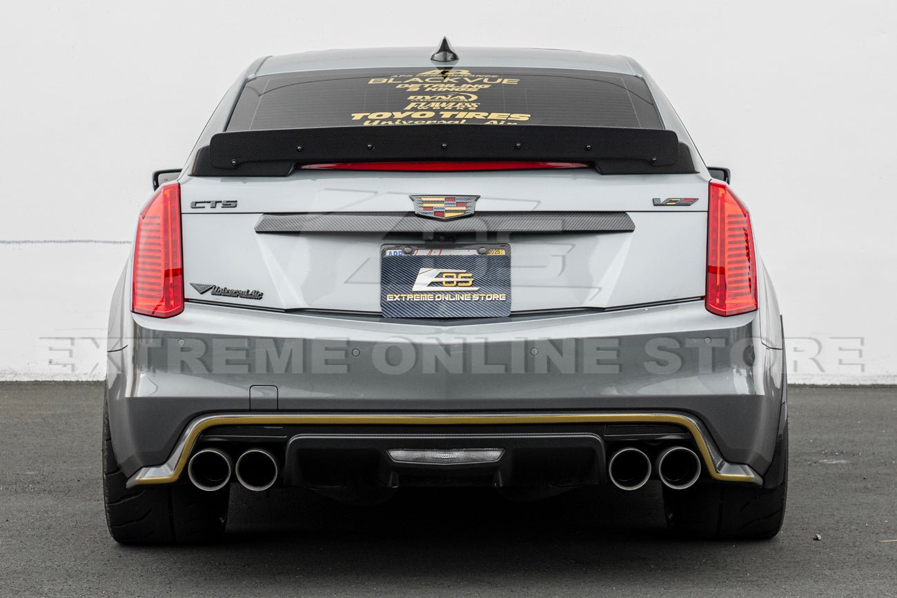 Cadillac CTS-V Gen 3 Carbon Fiber Wickerbill Rear Spoiler 2016-2019