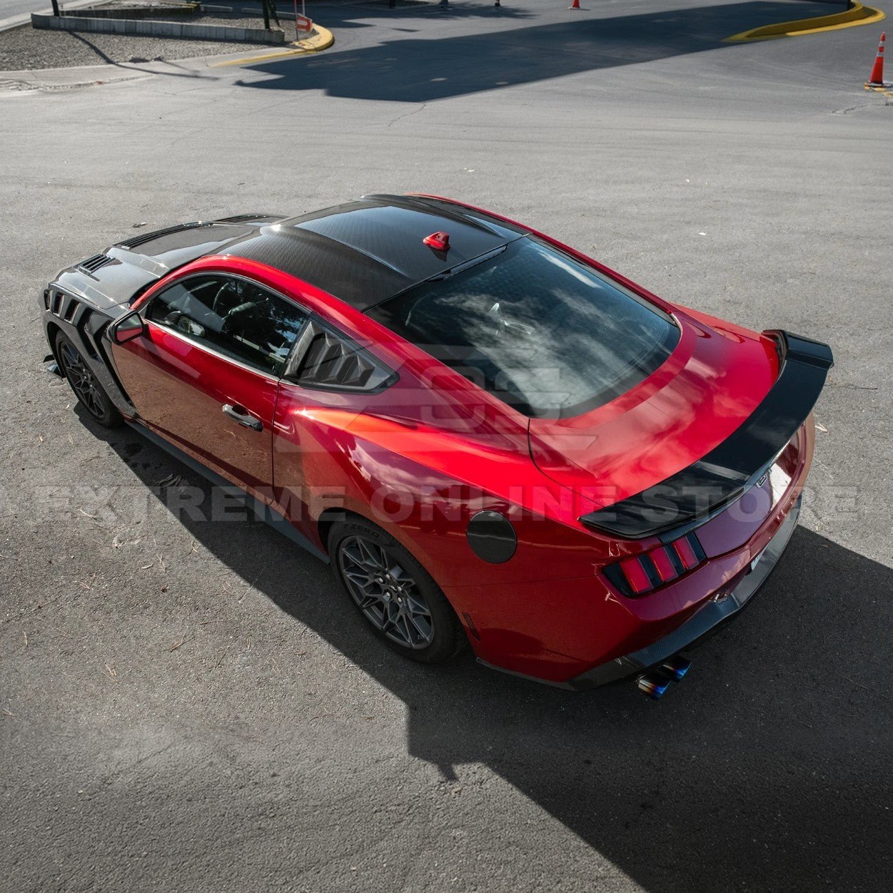 Ford Mustang Dry Carbon Fiber Roof Panel Cover S550 S650 2015–Present