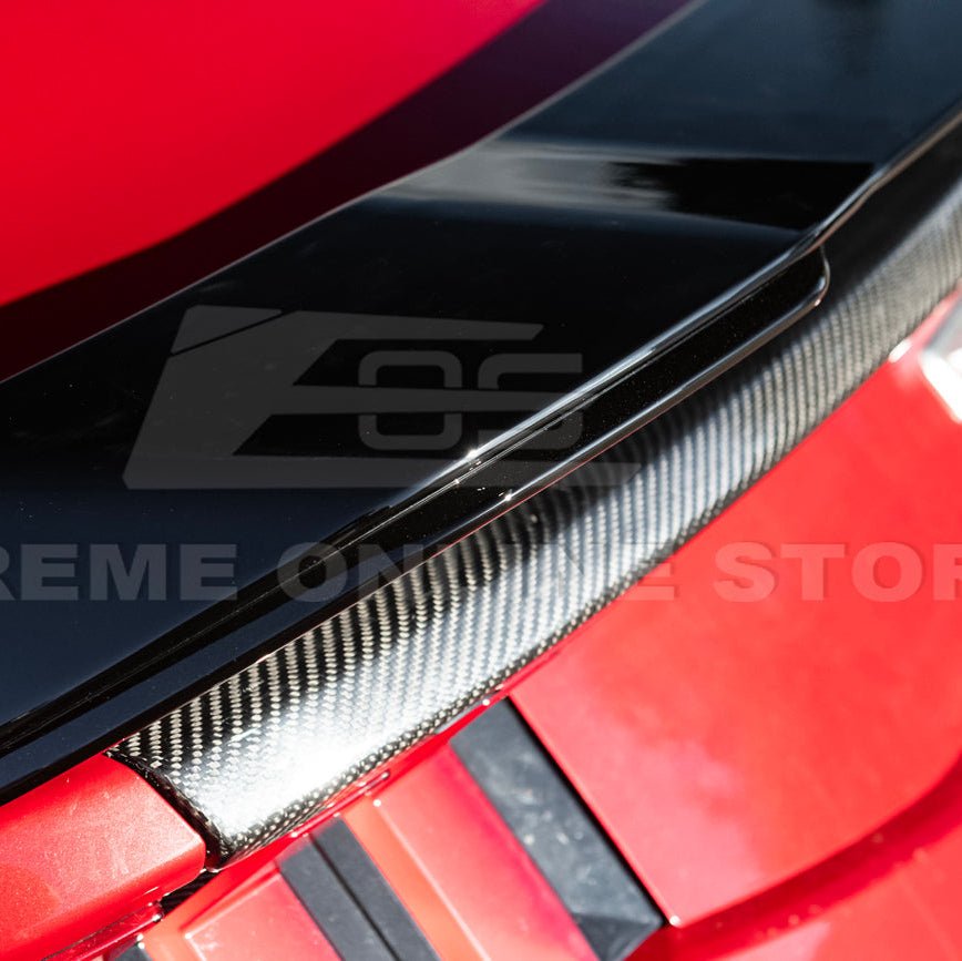 Mustang S650 Dark Horse Style Glossy Black Rear Trunk Lid Wing Spoiler 2024-Up