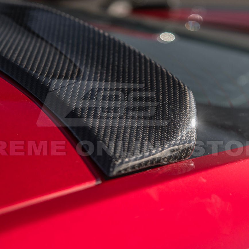 Ford Mustang S650 EOS Style Carbon Fiber Rear Roof Window Wing Spoiler 2024-Up