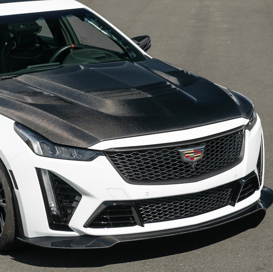 Cadillac CT5-V Blackwing Dry Carbon Fiber Front Upper & Lower Grille Trim 2022-2024