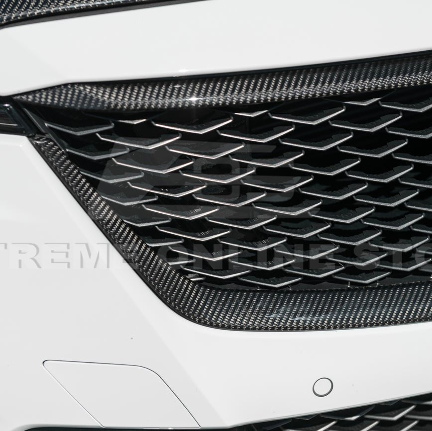 Cadillac CT5-V Blackwing Dry Carbon Fiber Front Upper & Lower Grille Trim 2022-2024