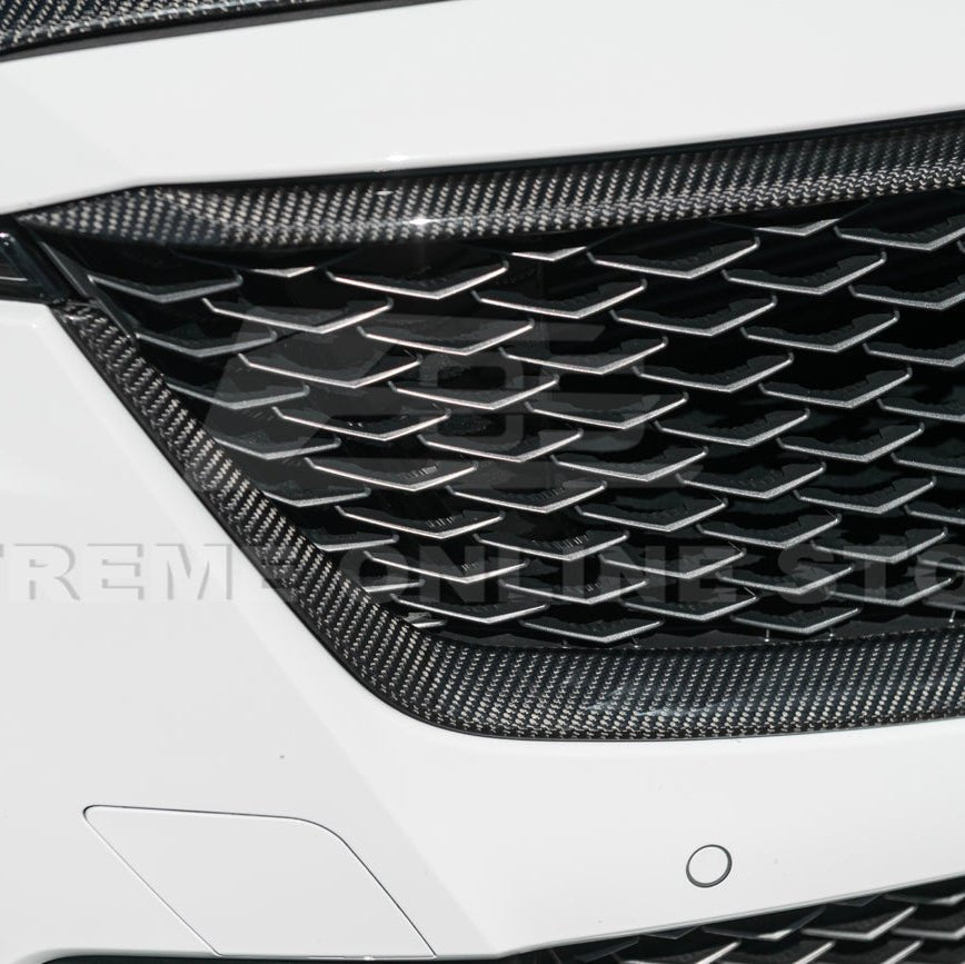 Cadillac CT5-V Blackwing Dry Carbon Fiber Front Upper & Lower Grille Trim 2022-2024