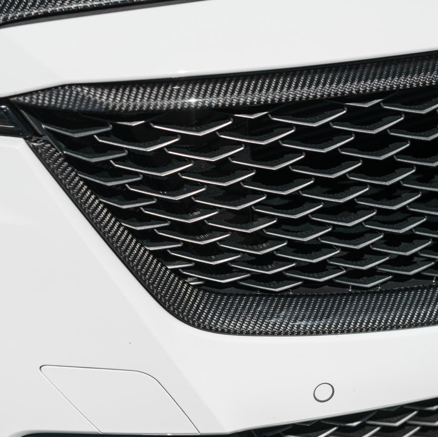 Cadillac CT5-V Blackwing Dry Carbon Fiber Front Upper & Lower Grille Trim 2022-2024